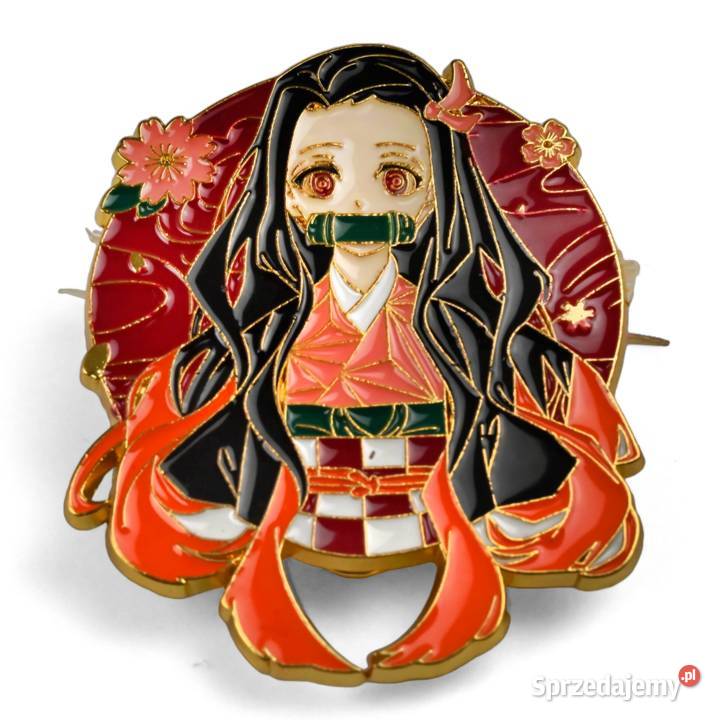 Nezuko Kamado 5 Metal Przypinka Demon Slayer