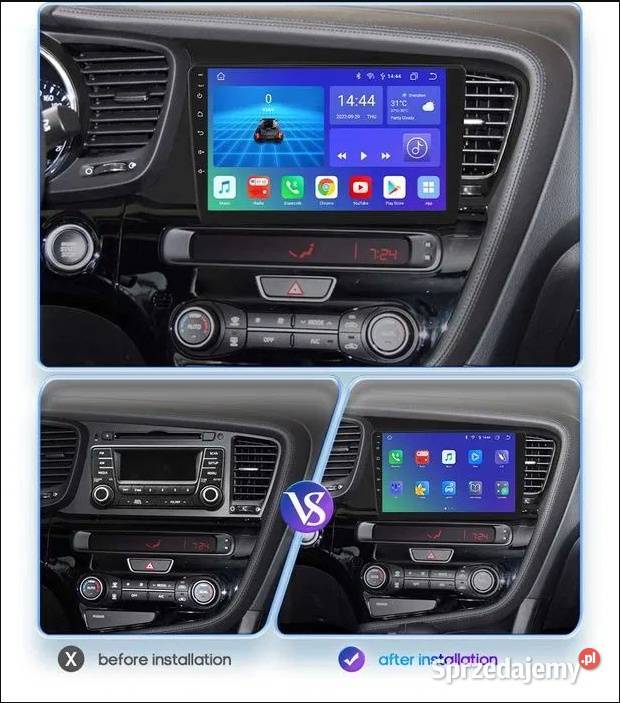 Radio 2din Android 12 Kia Optima 20112015r gps śląskie Ożarowice