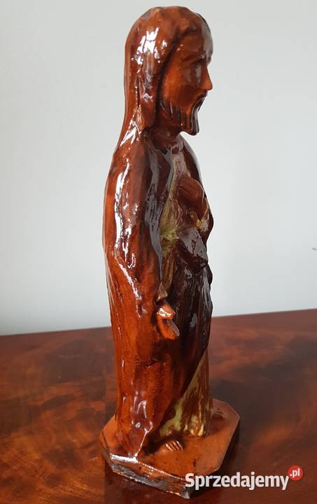 Figurka rzeźba Jezus Prucnal ceamika Sztuka współczesna warmińsko-mazurskie Orneta