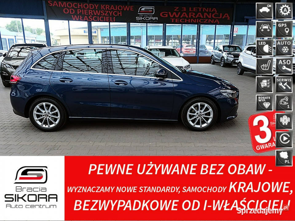 Mercedes B 180 49 AUTOMAT LedSkóraNAVIKamera garażowany Mysłowice sprzedam