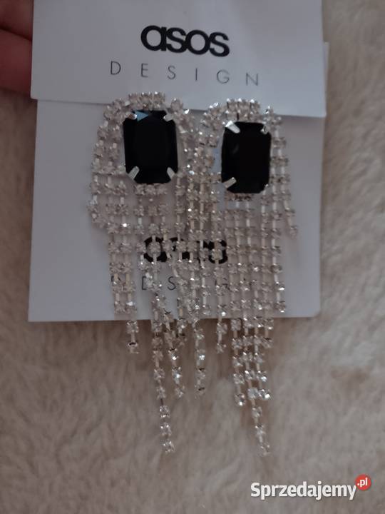 ASOS Długie Bogato zdobione kolczyki wieczorowe małopolskie Kraków