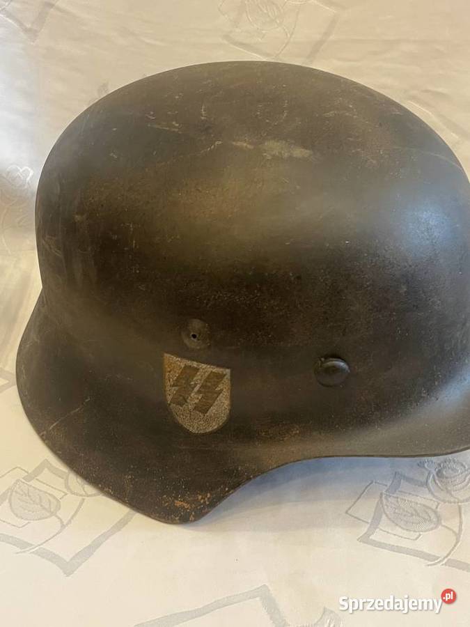 Oryginalny hełm niemiecki Stahlhelm II wojna