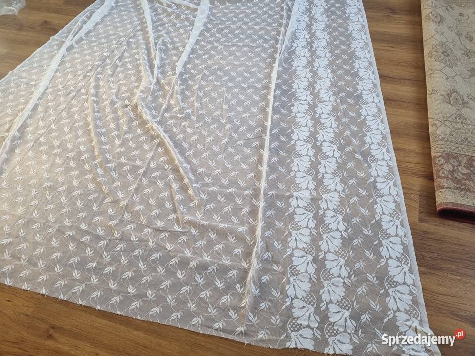 Firanka z okresu PRL duża 250x640 fabrycznie