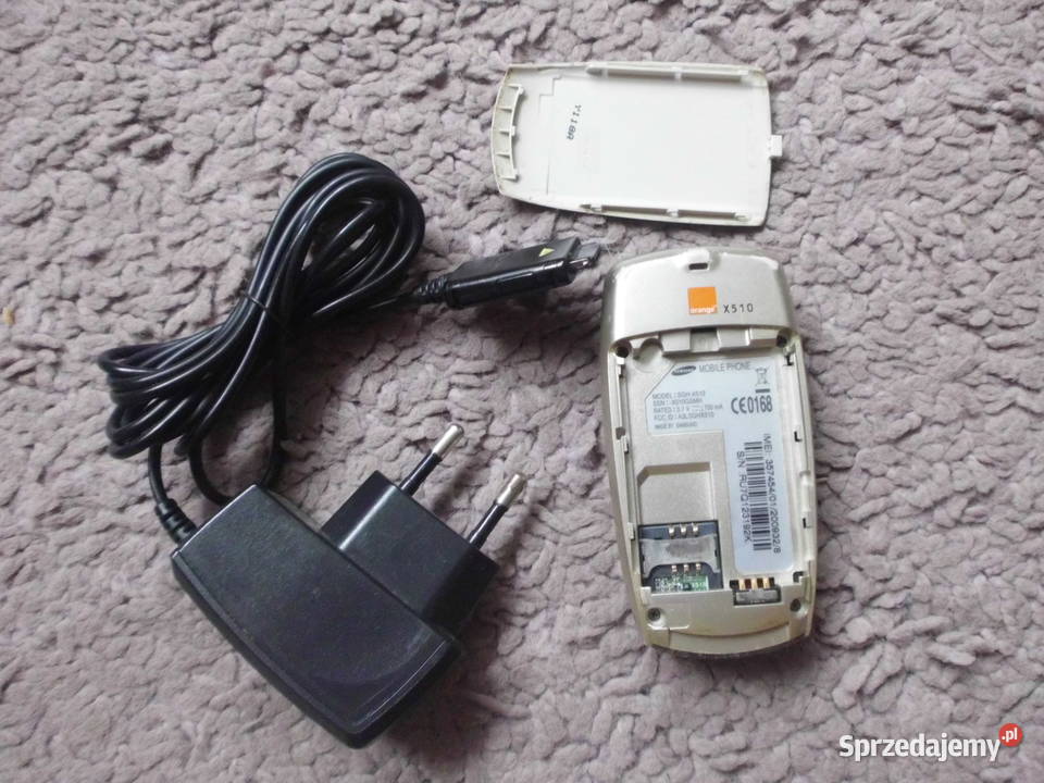 SAMSUNG C3050 i X510 z oryginalnymi ładowarkami Starogard Gdański sprzedam