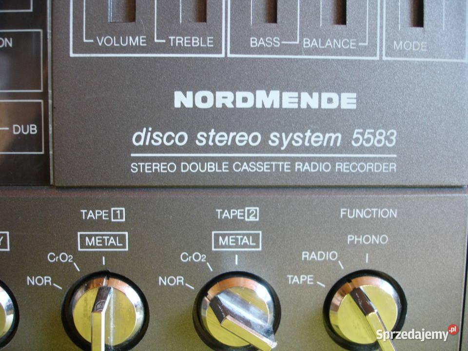 Radiomagnetofon NORDMENDE DISCO STERO SYSTEM Zielona Góra