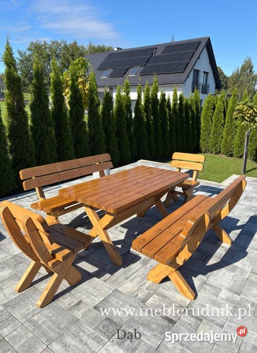 Meble ogrodowe drewniane wysyłka promocja Łódź sprzedam
