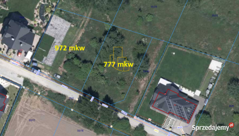 Wrocław Radomierzyce działka 777 m2 budowlana dolnośląskie