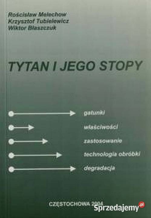 Tytan i jego stopy Tubielewicz Melechow dolnośląskie Świdnica
