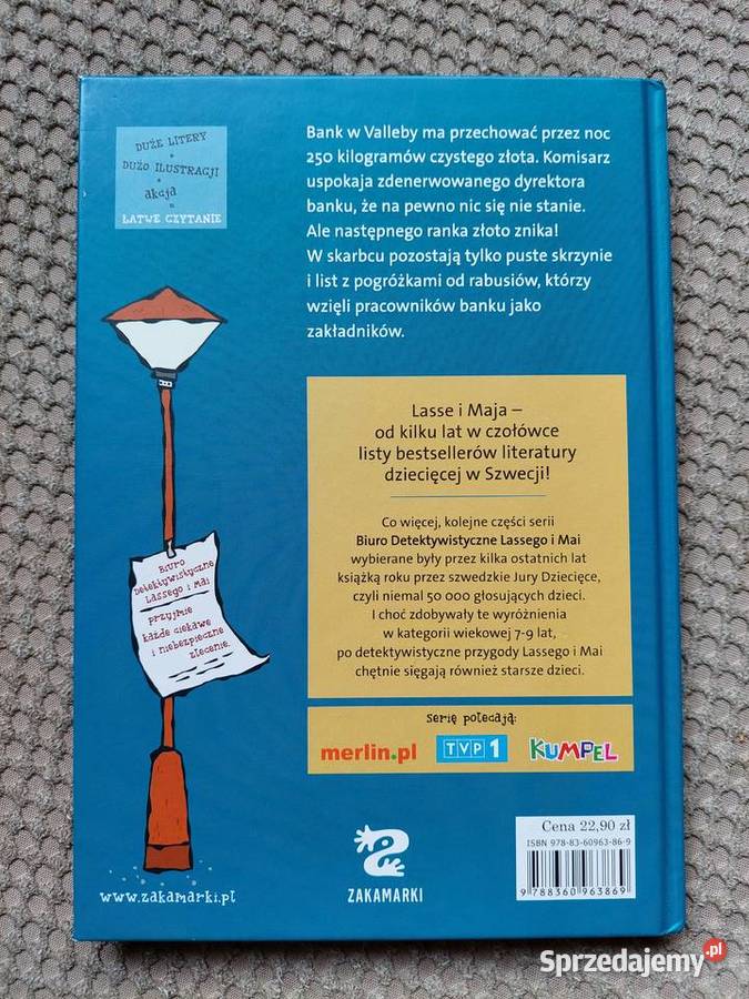 Tajemnica złota Martin Widmark Helena Willis ISBN 9788360963869 Kraków