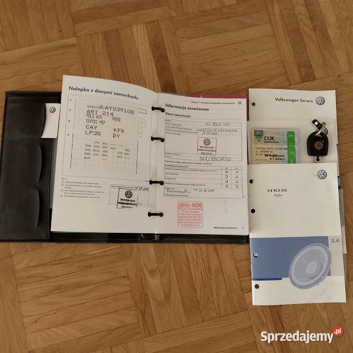 VW Polo 16 TDi Klima Alu 75 Rok produkcji 2009 Zielona Góra