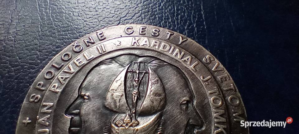 Stare monety Medal Jan Paweł II i Józef Tomko