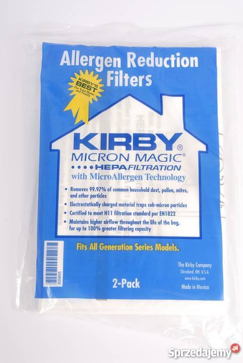 Oryginalne worki Kirby Allergen Reduction 6opk Wrocław sprzedam