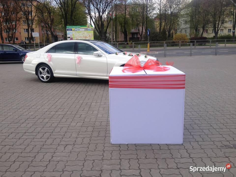 Prezent z balonami helowymi pudło niespodzianka mazowieckie sprzedam