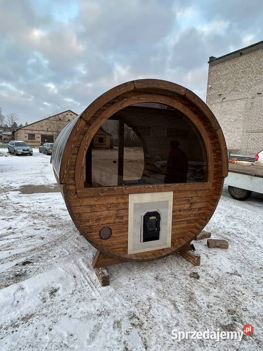 Sauna Ogrodowa Przeszklona Sauny Beczki Balie Warchały