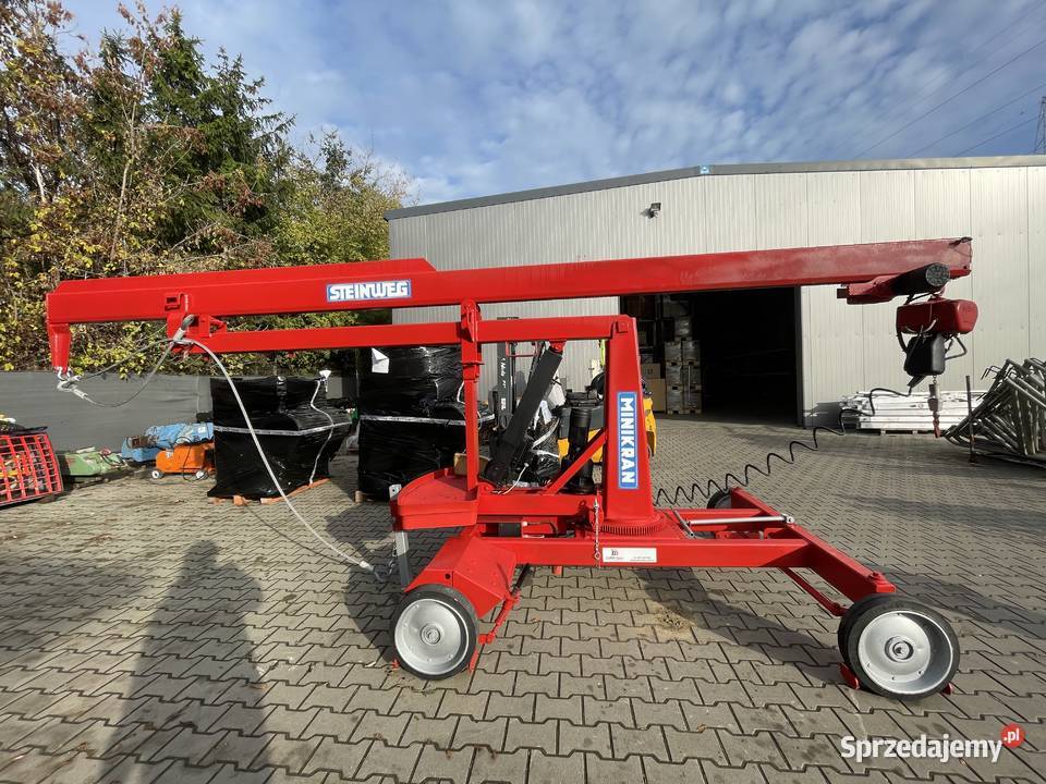 Dźwig Steinweg Bocker MK 400 5 minikran żuraw Ślesin