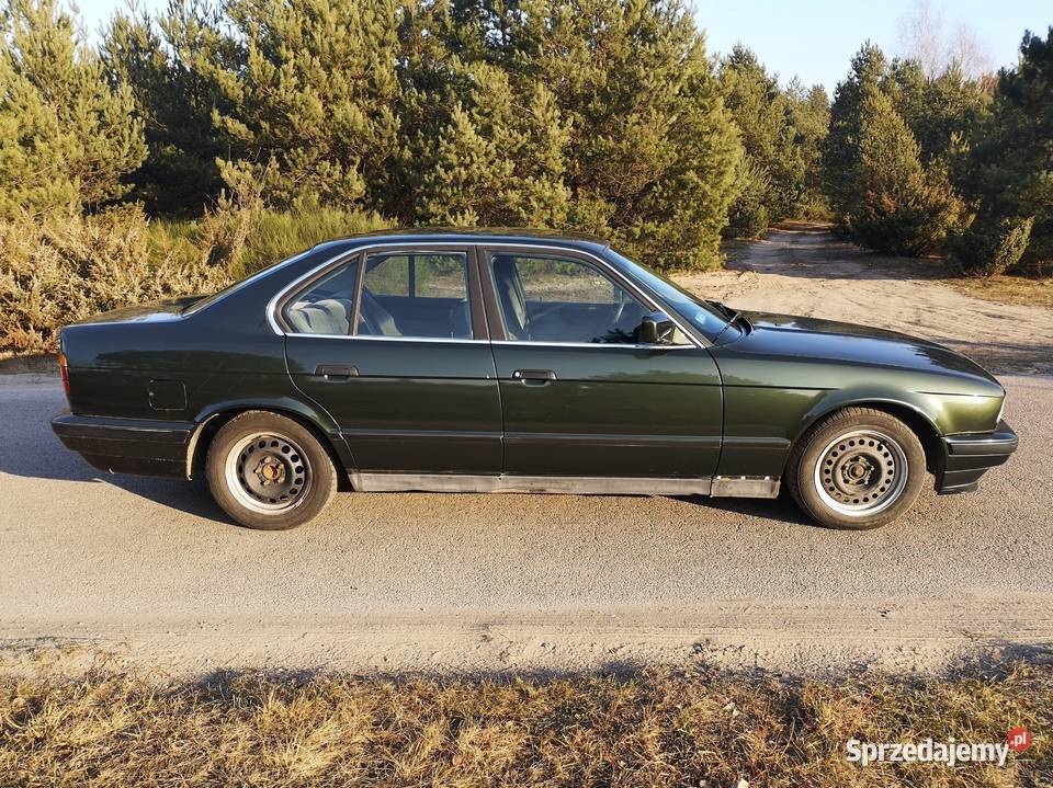 BMW e34 520i zielony łódzkie Drzewica sprzedam