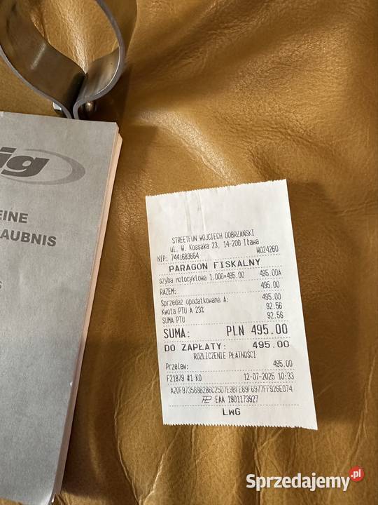 Szyba motocyklowa mini chopper cruiser harley mazowieckie