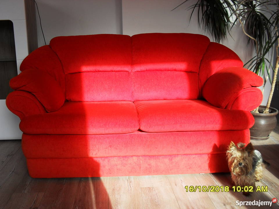 Wypoczynek 321 w pięknym unikatowym czerwonym 205cm Myszków