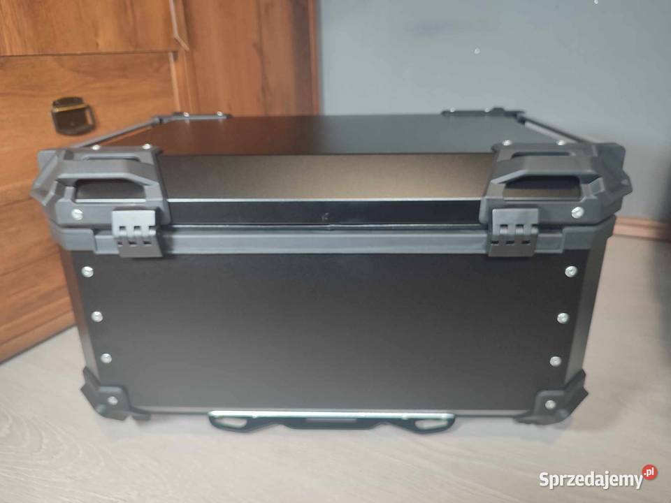 ALUMINIOWY kufer motocyklowy CZARNY 65L Żyrardów sprzedam