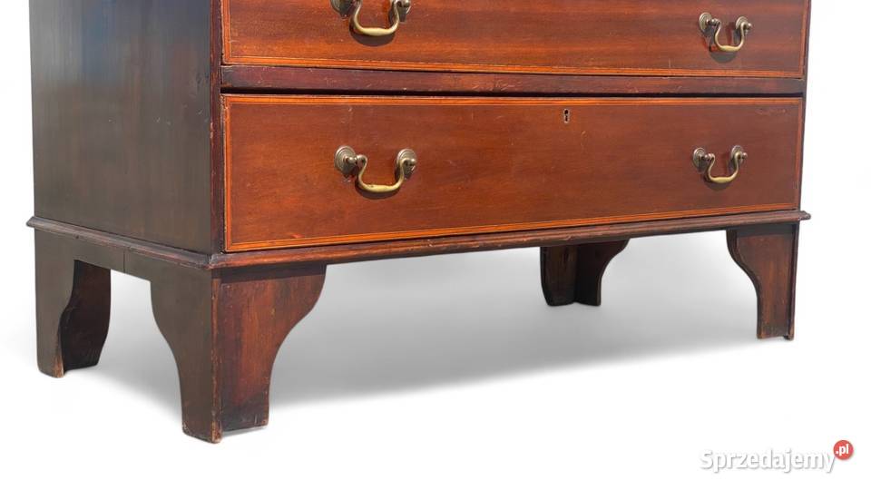 Stary angielski sekretarzyk z witryną antyk Gryfice