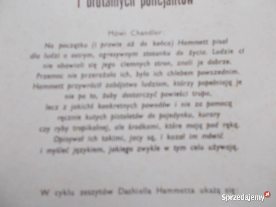 Dashiell Hammett Dziewczyna o srebrnych oczach opolskie