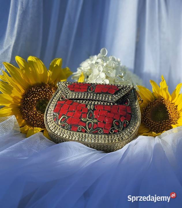 Mała torebka orientalna boho bohemian kopertówka Szczecin