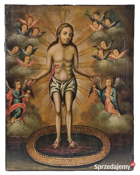 Ikona Jezus Chrystus Eucharystyczny 0242 Warszawa sprzedam