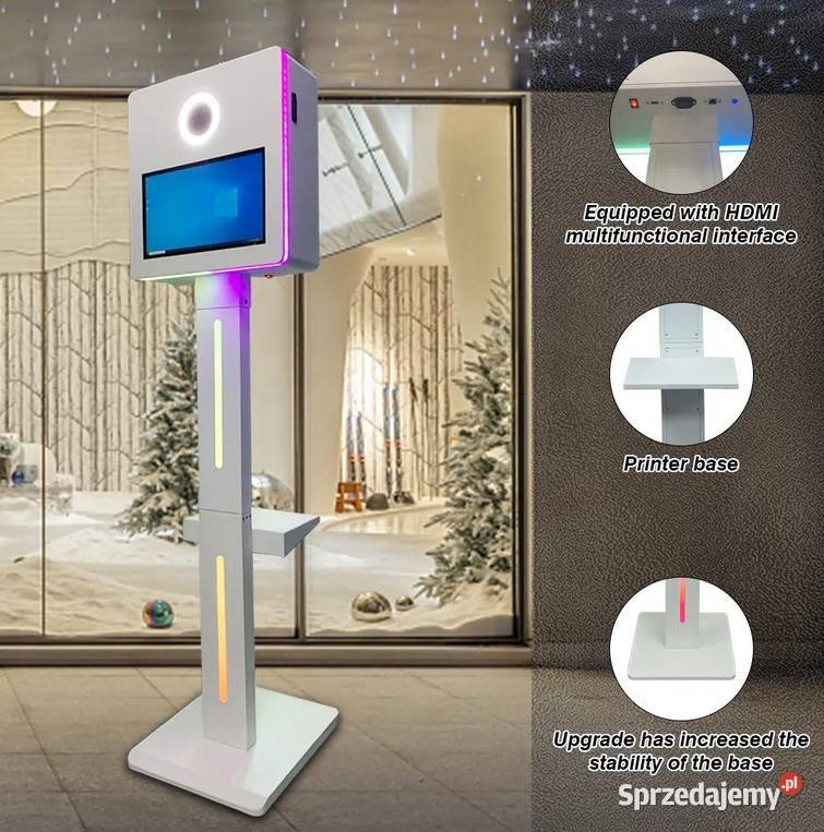 Fotobudka ekran 156 cala NOWA wbudowany komputer Elektronika Krosno