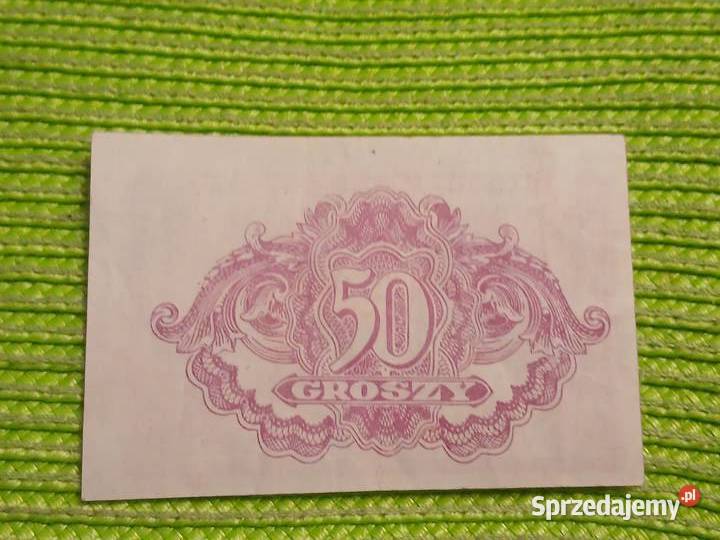 banknot polski 50 groszy z 1944r podlaskie