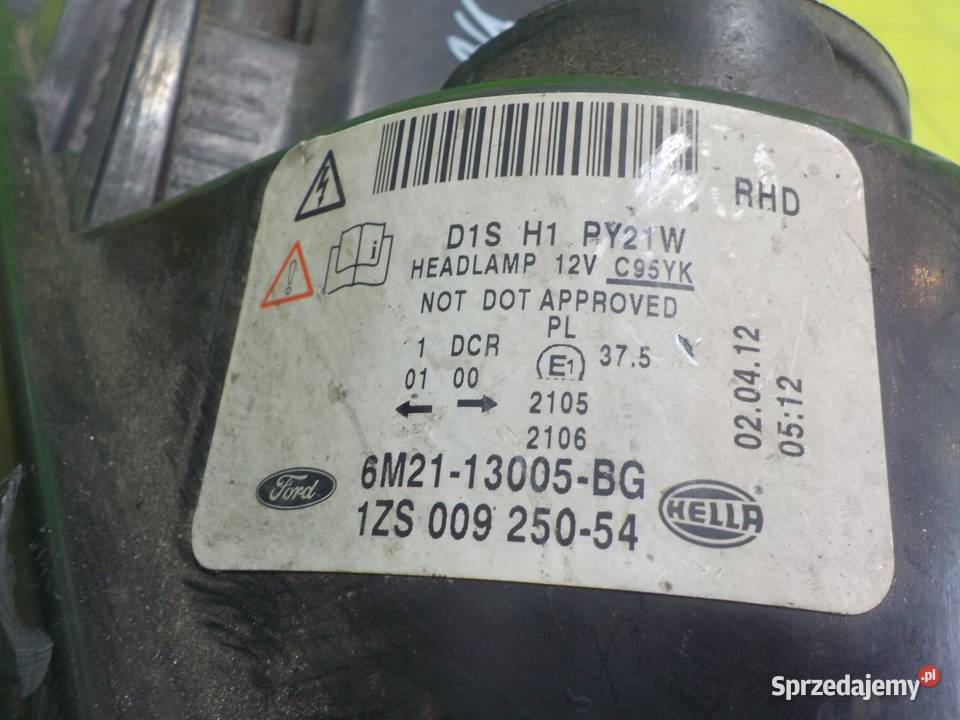 FORD S I MK1 LIFT 11r XENON lampa prawa przod Suków