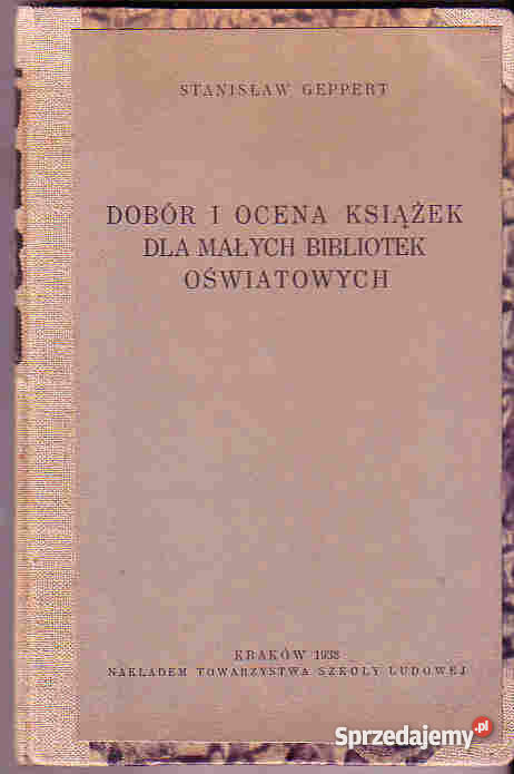 3939 DOBÓR I OCENA KSIĄŻEK MAŁYCH BIBLIOTEK OŚWI Czyrna