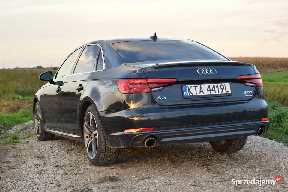 AUDI A4 B9 20TFSI 252 Quattro Sline 2017 Radłów