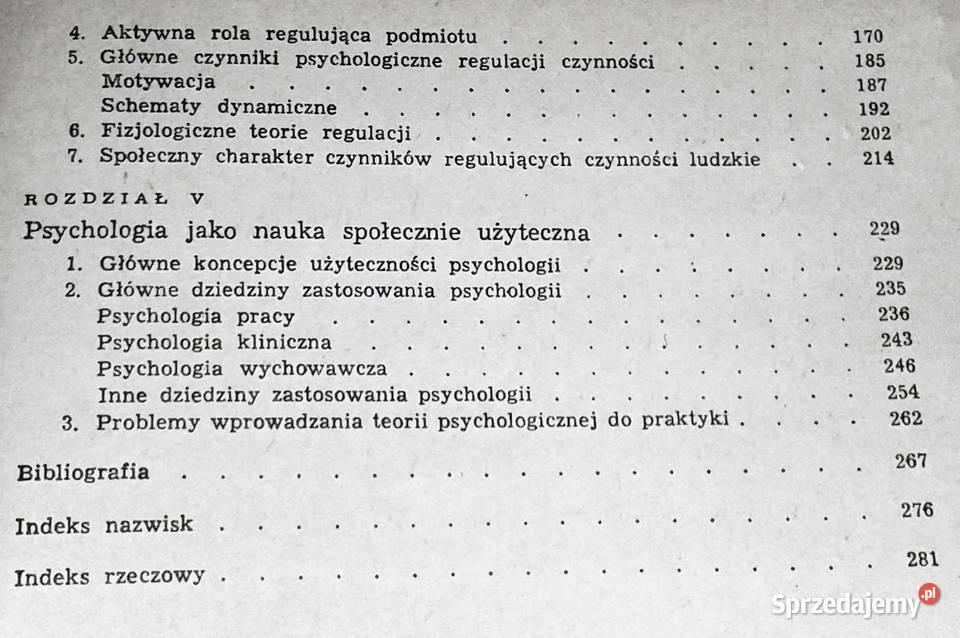 Wstęp do psychologii Tadeusz Tomaszewski lubelskie