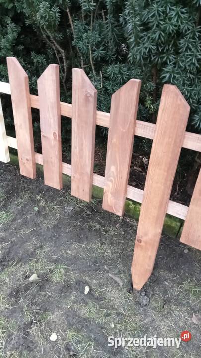Płotek drewniany ogrodowy Pozostałe Lidzbark-Nadleśnictwo