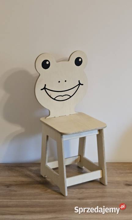 Drewniane krzesełko dziecka HANDMADE MONTESSORI Meble małopolskie Biecz
