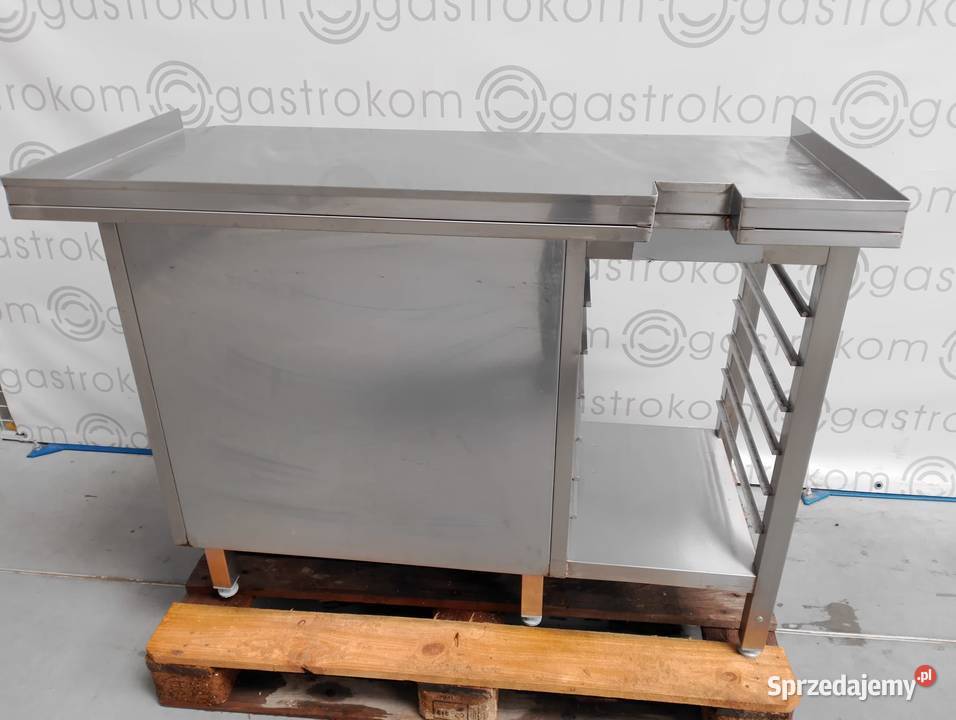 Stół z szafką i prowadnicami na GN 11 1185x60x85