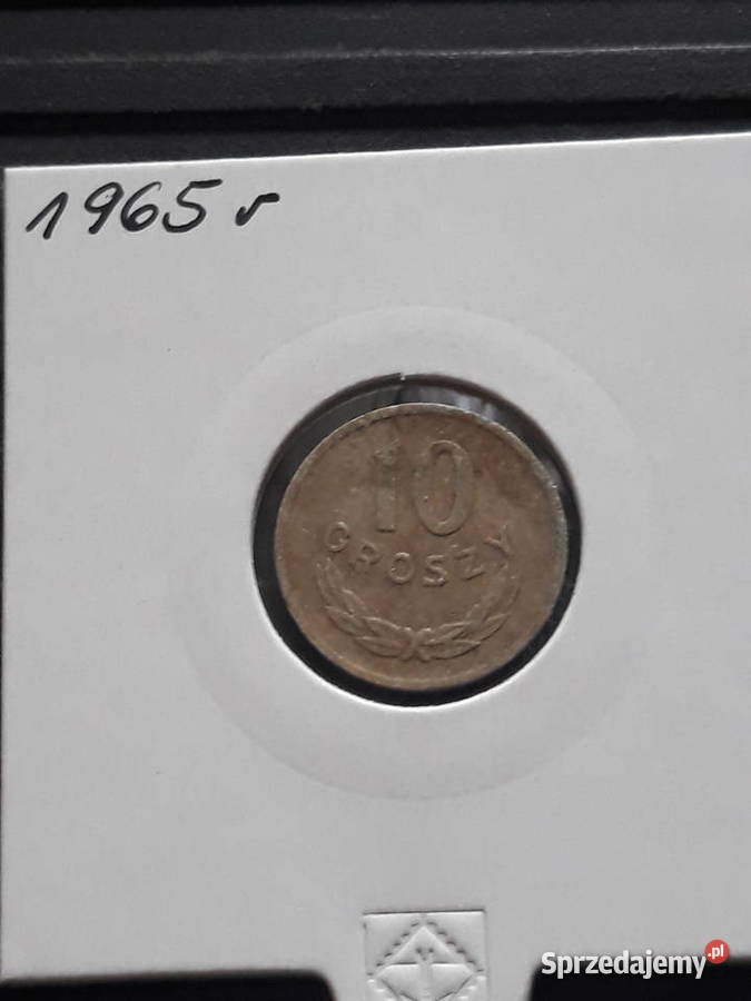10 Groszy 1965 r PRL Konin