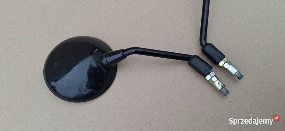 LUSTERKA SKUTER MOTOCYKL MOTOROWER OKRĄGŁE FAR Bieleń