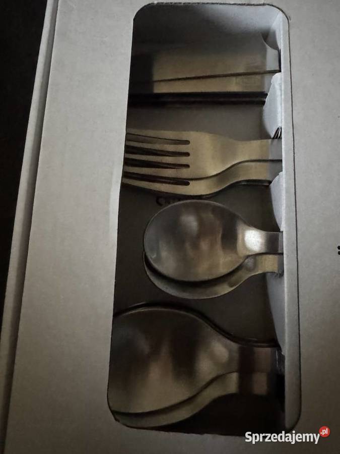 IKEA DOFTSKLD komplet sztućców 24 czarny śląskie Dąbie