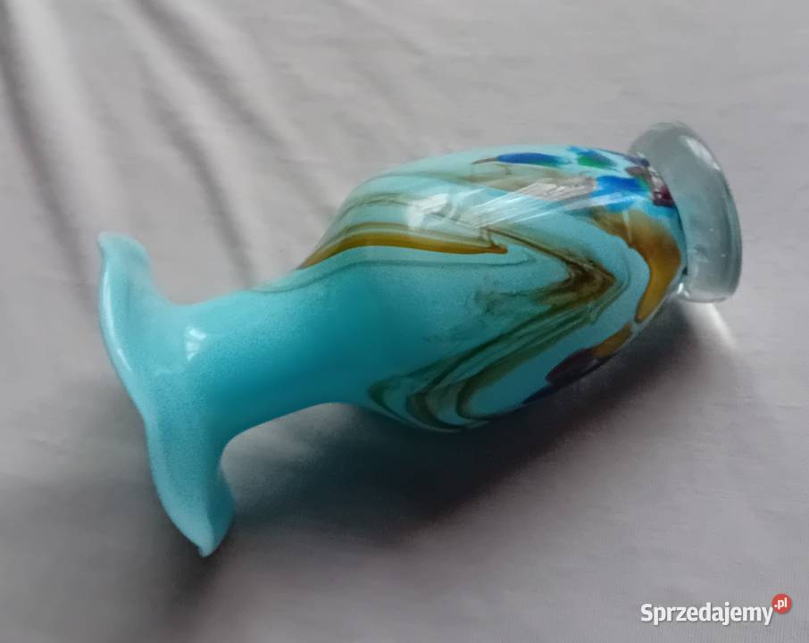 Wazon Dalian chiny model Snowflakes Szkło wielkopolskie Koźminek sprzedam