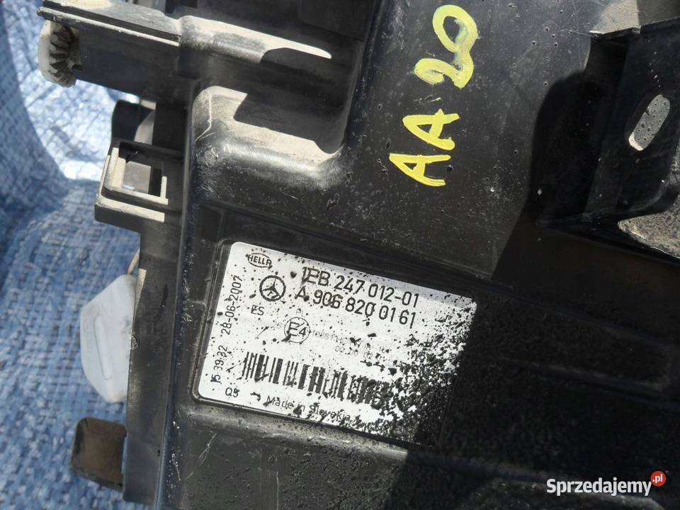 Mercedes Sprinter reflektor lewy przedni lampa Nowy Tomyśl