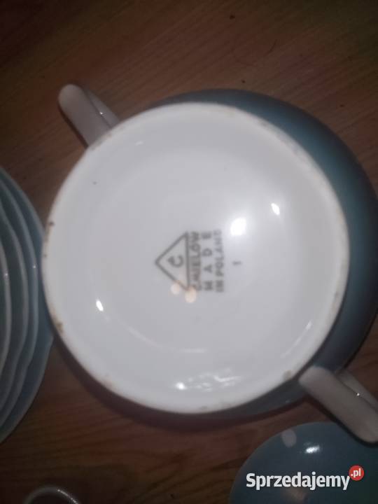 Niekompletny zestaw kawowy Porcelana i szkło lubelskie Lublin sprzedam