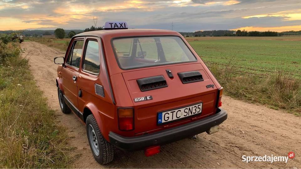 Polski Fiat 126p 650E swierzo przeglądzie Kolbudy