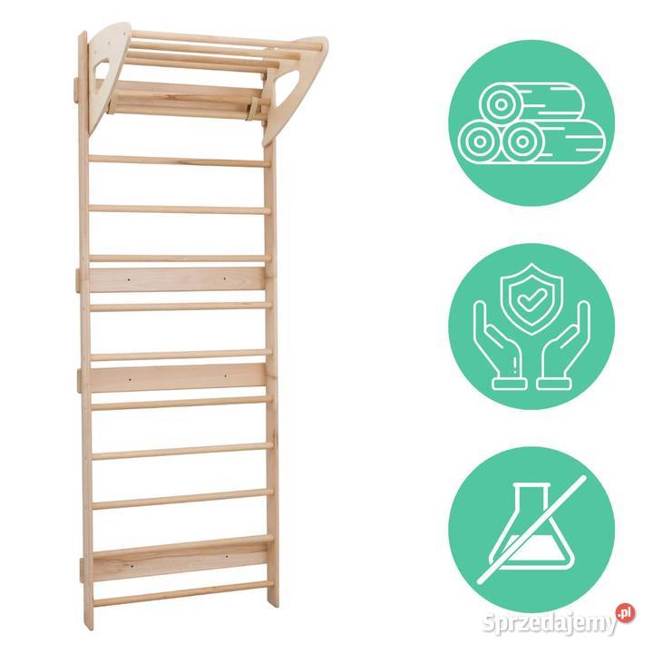 drabinka gimnastyczna Light XL drewno CE  Kraków sprzedam