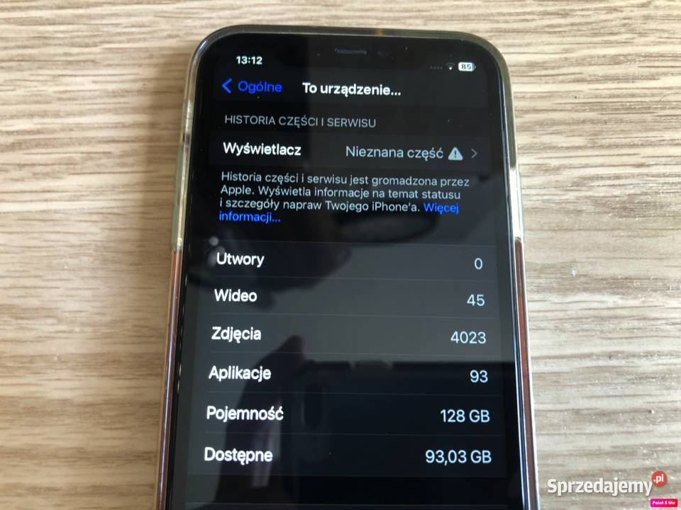 Używany iPhone 11 128 GB nowy ekran i plecki Sulejówek