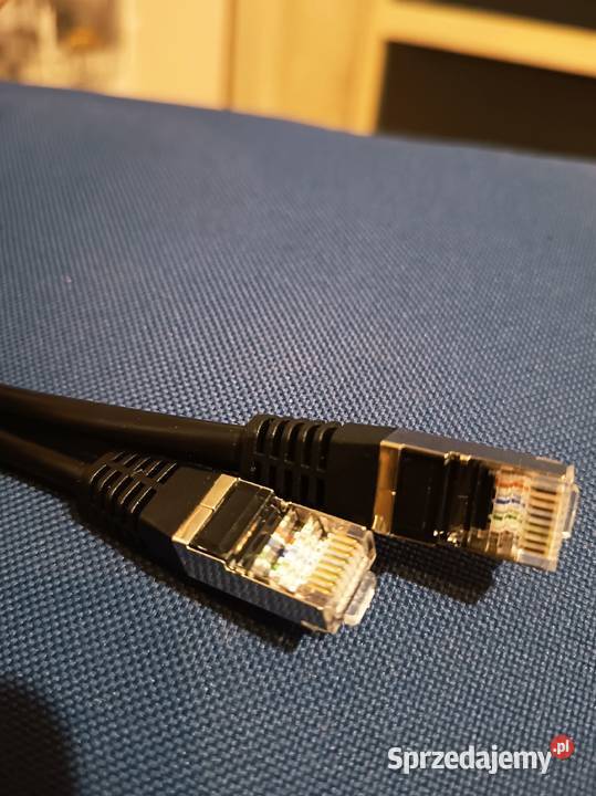 Kabel Sieciowy LAN SFTP Cat5e RJ45 Czarny 2m