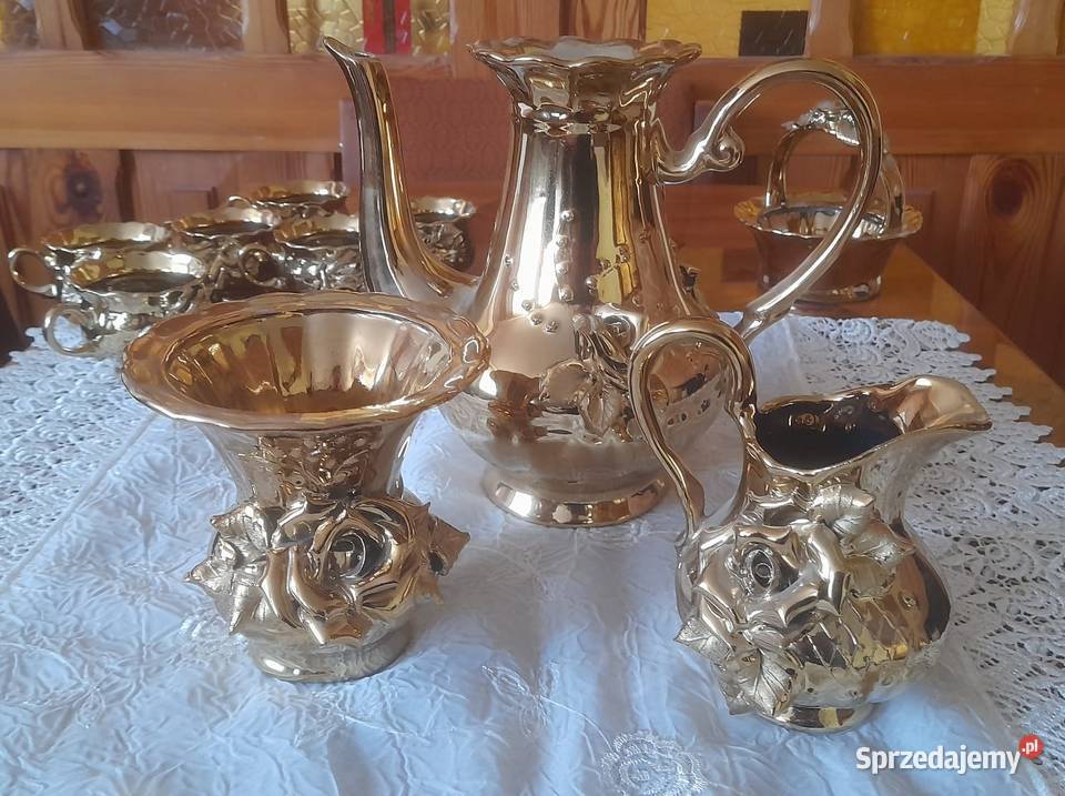 Zastawa zestaw kawowy filiżanki ROSYJSKI ZESTAW Ostrów Mazowiecka sprzedam