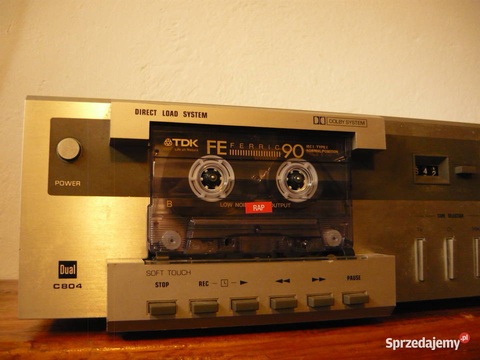 Magnetofon Dual C804 klasyk srebrny sprawny Wrocław sprzedam