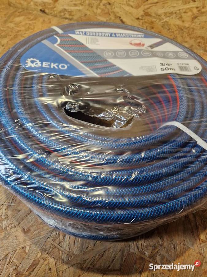 Wąż ogrodowy 4 Warstwowy 34 50m GEKO Głogowa