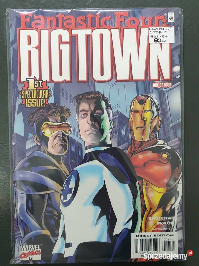 Fantastic Four Big Town miniseria 4 komiksy Amerykańskie Komiksy